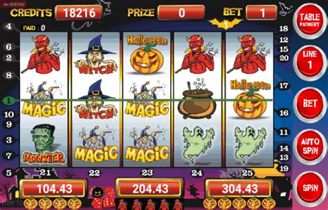 slot machine halloween gratis